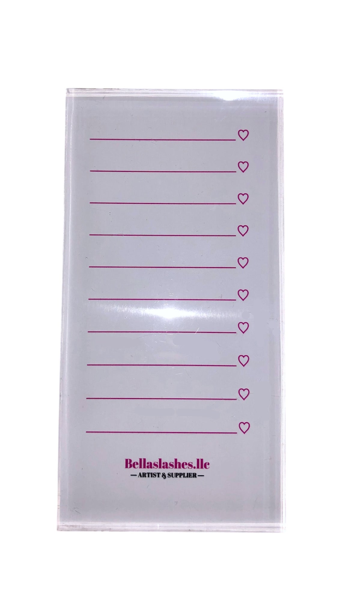Acrylic lash tile